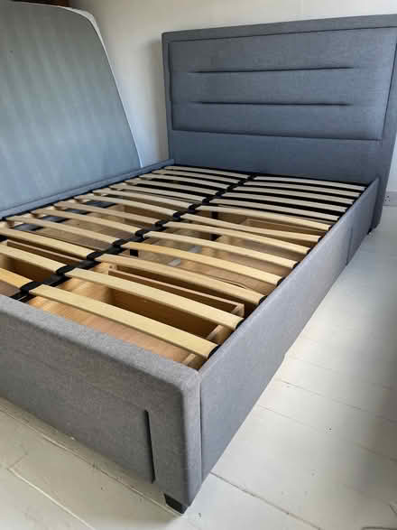 Photo of free Double Bed Frame & Bedhead (Haringey, near St Ann's, N15) #1
