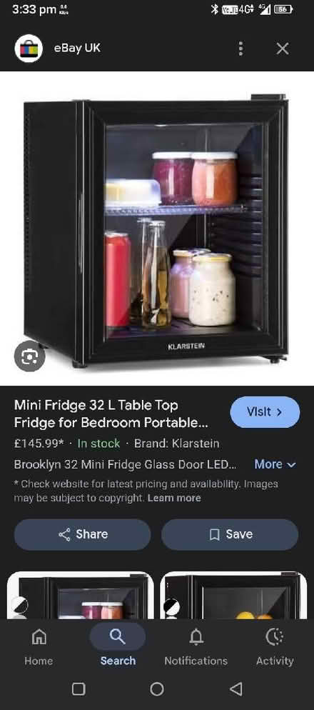 Photo of Mini fridge for bedroom (St Helens TN35) #1