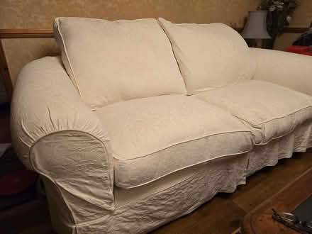 Photo of free Large cream sofa (IP28) #1
