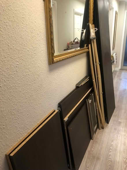 Photo of free Wardrobe/lot of dark coloured wood (Five Oak Green TN12) #3