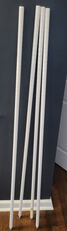 Photo of free Poles for wire mesh shelving (Decatur - Midway Woods) #1