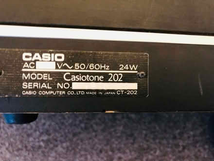 Photo of free Casiotone 202 keyboard FAULTY (By Oakleigh Park station EN4) #3