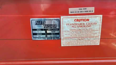 Photo of free Solvent Tank/Parts Cleaner (Campbell) #3