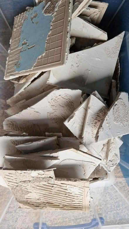 Photo of free Large White Tiles with a Complicated Past (Bridge of Allan FK9) #1
