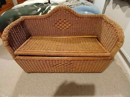 Photo of free Wicker ottoman (Henlow SG16) #2