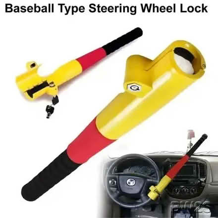 Photo of free Baseball Type Steering Wheel Lock (Purbrook PO7) #1