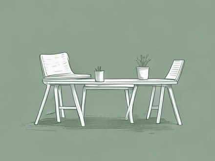 Photo of 2 chair with 1 study table (Peartree DE23) #1