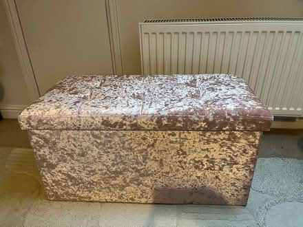 Photo of free Pink velvet storage box (Penistone S36) #1