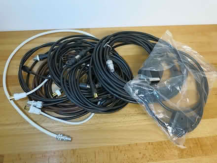 Photo of free Old style TV aerial cables plus SCART cable (Llandrindod LD1) #1