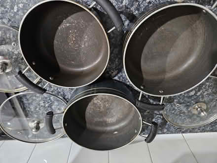 Photo of free 3 pots with lids (Deepdale, Preston PR1) #2