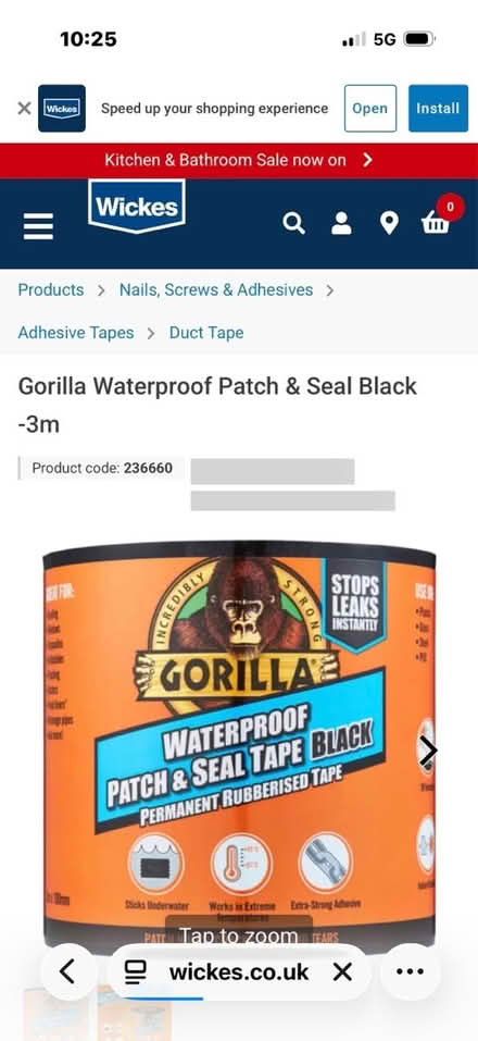 Photo of Gorilla adhesive tape (Beckenham BR3) #1