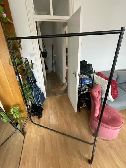 Photo of free Black Clothes Rail (Walthamstow) #1