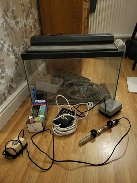Photo of free Big fish tank and accessories (Norton Sheffield S8) #1