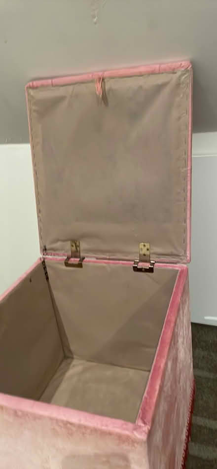 Photo of free Pink storage stool (Southbourne, PO10) #2