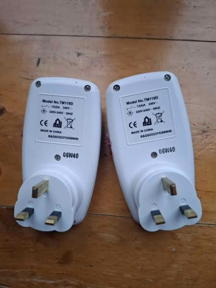 Photo of free 2 x plug timers (Eastbourne) #2