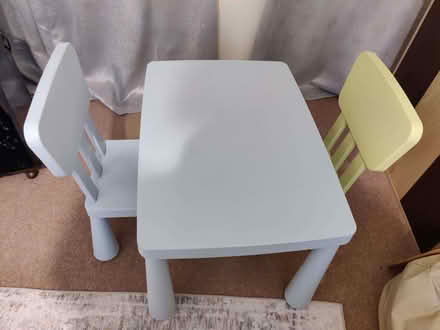 Photo of free Child's table and chairs (North Tonbridge TN10) #1