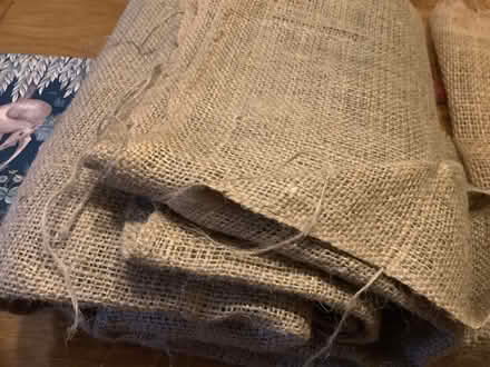 Photo of free Burlap for craft, rag rug making (Wantage OX12) #2