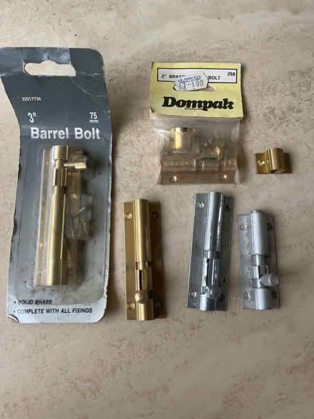 Photo of free Barrel bolts x5 (Heswall CH60) #1