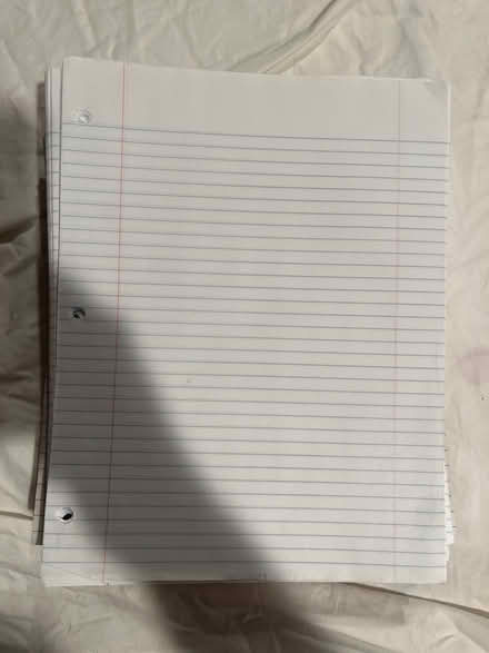 Photo of free Loose leaf lined paper (Farmington Hills) #1