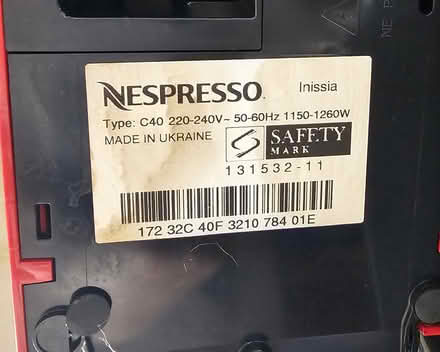 Photo of free Nespresso Machine (Siglap) #2