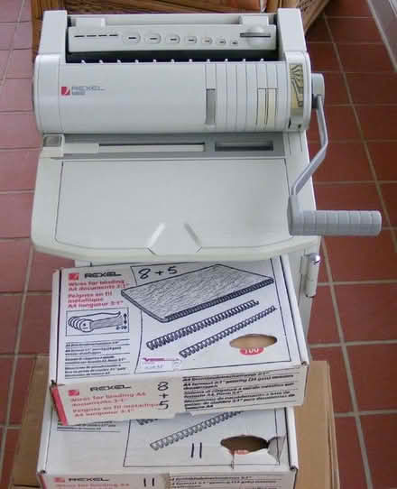 Photo of free Rexel manual wire binding machine (Colby CA16) #1
