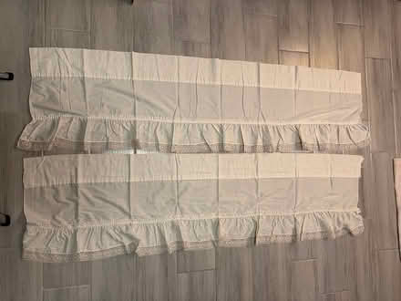 Photo of free White Frilly linens (near Cabin John Village) #1