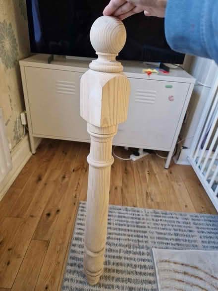 Photo of free New stair newel post (SE17) #1