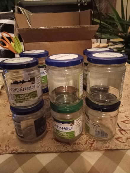 Photo of free 14 small glass bottles with lids (Mt Rainier MD) #1