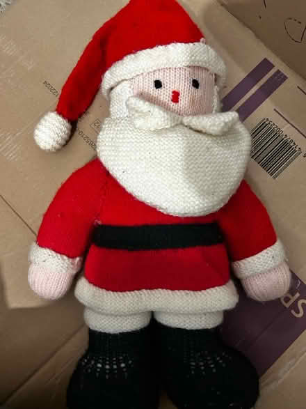 Photo of free Knitted Santa teddy (Chatham ME4) #1
