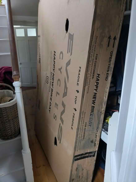 Photo of free Cardboard bike box (Lambridge Larkhall Bath) #1