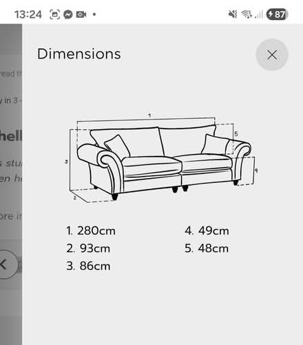 Photo of free Sofa (ME13) #3