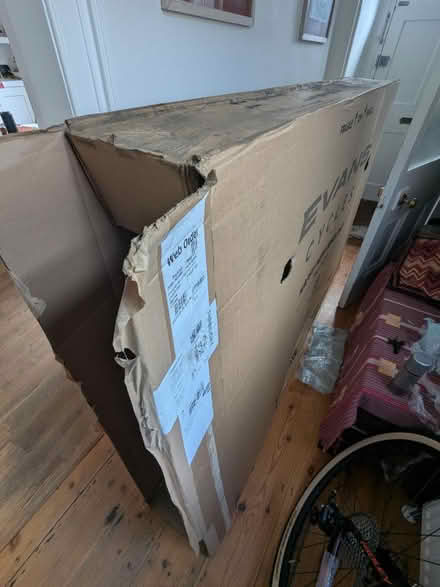 Photo of free Cardboard bike box (Lambridge Larkhall Bath) #2