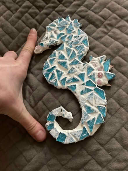 Photo of free Small mosaic seahorse decoration (Wooburn Green, HP10) #2