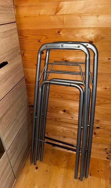 Photo of free Set of 2 Tall Bar Stool Bases – Metal Frames (Sherwood TN2) #1