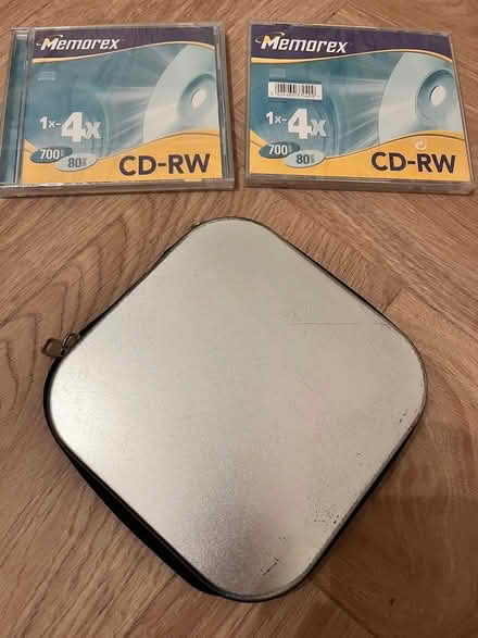 Photo of free Writable CDs and holder (Oakley) #1