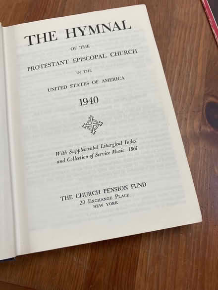Photo of free Episcopalian Hymnal 1940 (West Berkeley) #1