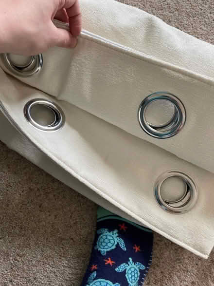 Photo of free Ivory curtains (Didsbury M20) #2