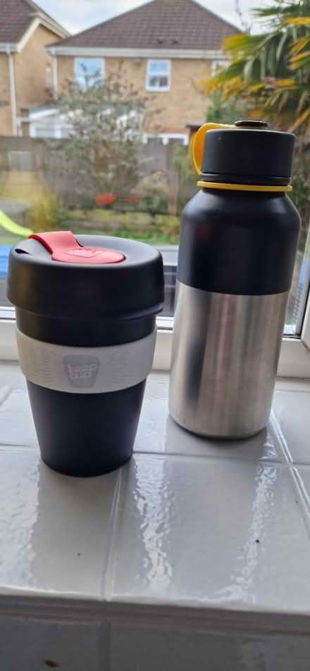 Photo of free Coffee cup and water bottle (Kingston Upon Thames) #1