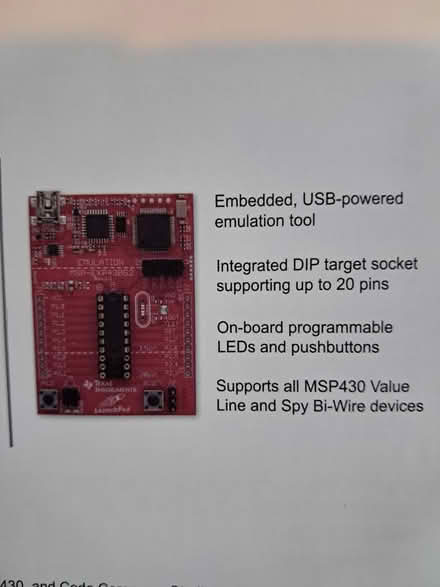 Photo of free MSP-EXP430G2 experimenter board (Newtown, Reading, RG1.) #4