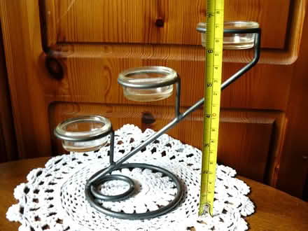 Photo of free 3-Tier Black Metal Tealight Holder (Woodside WD25) #2