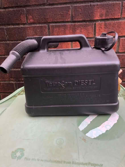 Photo of free Plastic 5 Litre Diesel fuel can with spout (Wood Farm OX3) #2