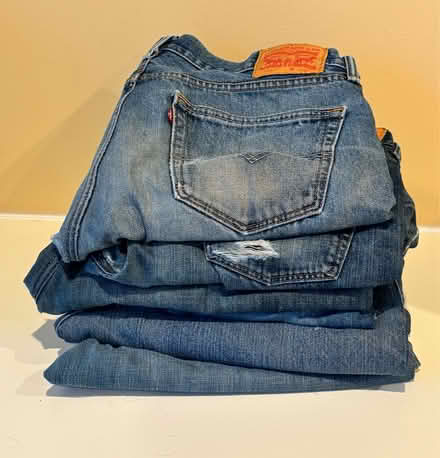 Photo of free 6 men’s jeans Levi’s Wrangler 36 38 (Wilmette, Illinois) #1