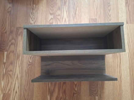 Photo of free Wood floating nightstand (Long Island City) #1
