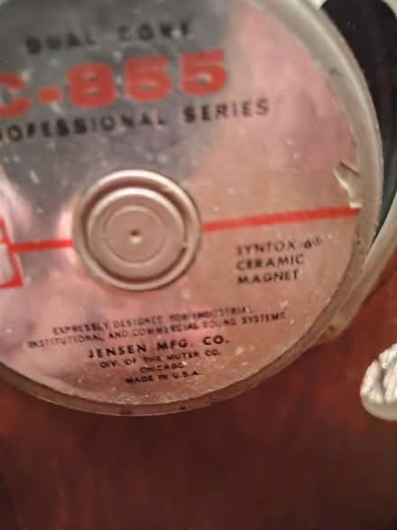 Photo of free Jensen speaker in cabinet (Curtis Bay) #2