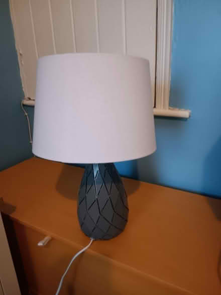 Photo of free Grey table lamp (Ilkeston DE7) #1