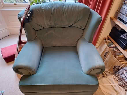 Photo of free Green armchair (Nether Edge Sheffield S7) #1