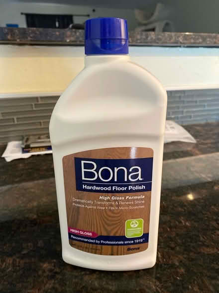 Photo of free Bona hard wood floor polish (Montebello) #1
