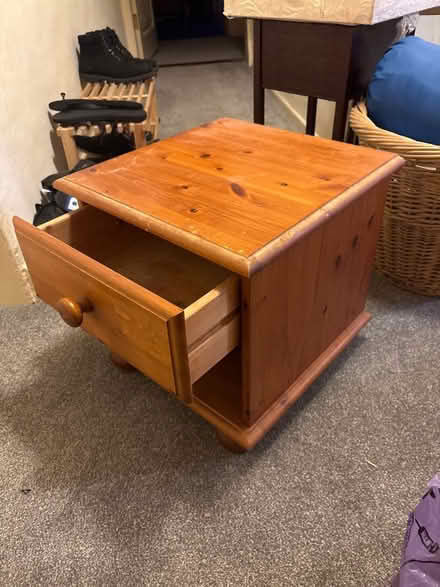 Photo of free Wooden bedside table (Princes Risborough) #2