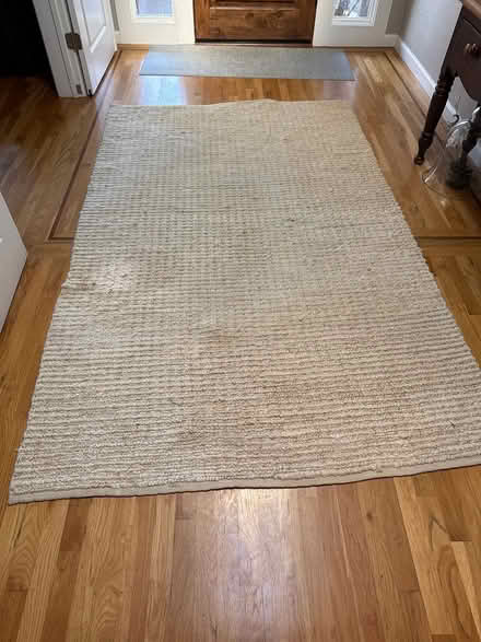Photo of free 5x8 light jute rug (Cambrian/san jose) #1