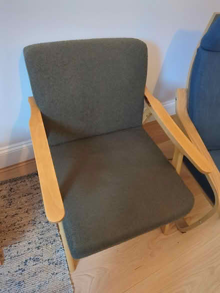 Photo of free Dark Green Flat-Arm Boucle (Shepherds bush) #3